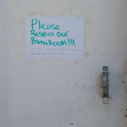 High Desert Gas Mart - Do not be disrespectful to the bathroom!