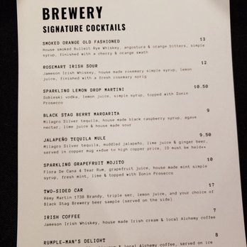 Black Stag Brewery & Pub - Signature Cocktails - Brewpubs Near Me - Lawrence, Kansas Black Stag Brewery & Pub - Signature Cocktails - Brewpubs Near Me - Lawrence, Kansas