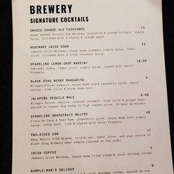 Black Stag Brewery & Pub - Signature Cocktails