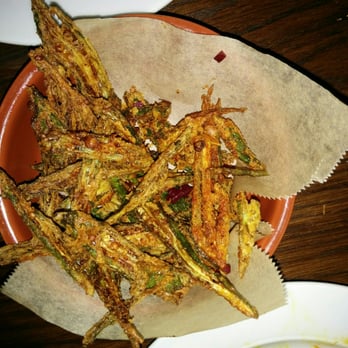Gunpowder - Pozhi okra fry - Indian Near Me - Spitalfields, XGL