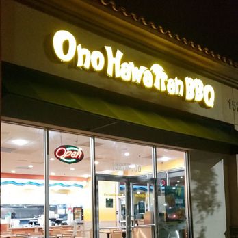 Ono Hawaiian BBQ - the front of the restaurant - Hawaiian Near Me - Fontana, California