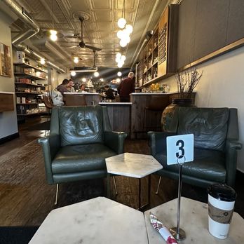 Orbis Caffe - Seating by the bar - Coffee & Tea Near Me - Pittsburgh, Pennsylvania