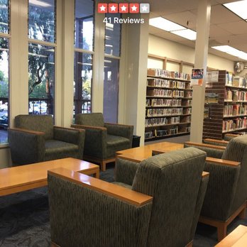 Campbell Library - Nice sitting area. Good selection of DVDs. The best part is the extended hours, open until 9 pm on some nights. - Libraries Near Me - Campbell, California Campbell Library - Nice sitting area. Good selection of DVDs. The best part is the extended hours, open until 9 pm on some nights. - Libraries Near Me - Campbell, California