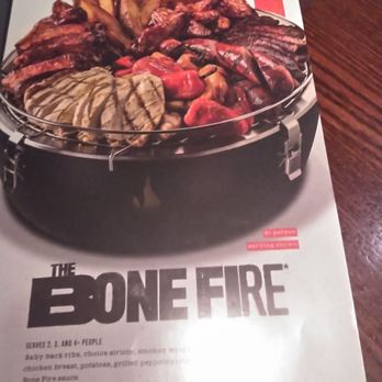 Smokey Bones  - Picture of the menu - Barbeque Near Me - Springfield, Illinois