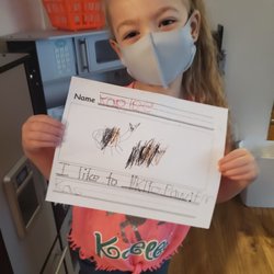 Little Professors Preschool - Most of our students are able to write one complete sentence when graduating our program