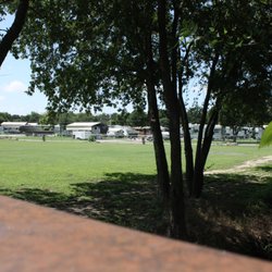 Cicada Springs RV Park - Hike and bike trail behind the RV park that connects to the City Athletic Complex and the city park.