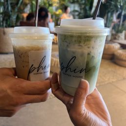 Hanoi Egg Coffee & Banana Matcha Hanoi Egg Coffee & Banana Matcha
