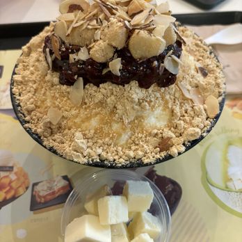 Sulbing - Injeolmi red bean. Extra cheesecake. - Desserts Near Me - Santa Clara, California Sulbing - Injeolmi red bean. Extra cheesecake. - Desserts Near Me - Santa Clara, California