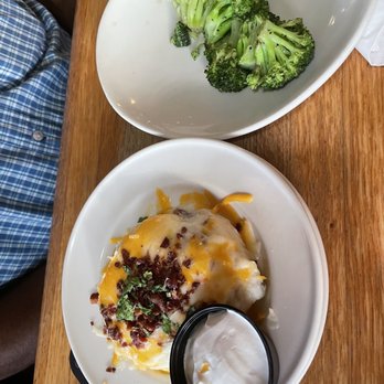 Applebee's Grill + Bar - Side Loaded Mashed Potatoes Side Homestyle Cheesy Broccoli - American Near Me - Douglasville, Georgia Applebee's Grill + Bar - Side Loaded Mashed Potatoes Side Homestyle Cheesy Broccoli - American Near Me - Douglasville, Georgia