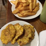 Photo of Senor Pollo - New York, NY, United States. Fries and tostones!