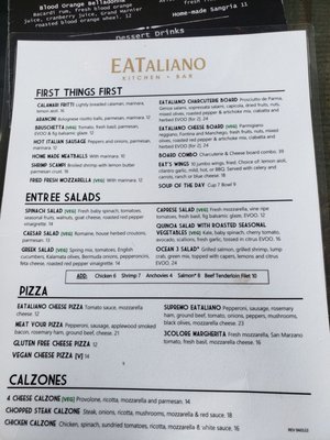 Menu photo 5 EATaliano Kitchen Atlanta, GA Menu photo 5 EATaliano Kitchen Atlanta, GA