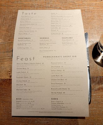 Menu photo 2 Rumis Kitchen Houston, TX