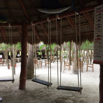 Maroma Adventures - Tiki bar swings - Boating Near Me - Playa del Carmen, ROO Maroma Adventures - Tiki bar swings - Boating Near Me - Playa del Carmen, ROO