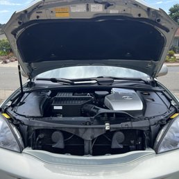 How clean it was under the hood after Details R Us took care of it