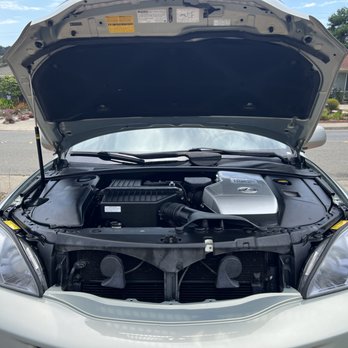 Details R Us - How clean it was under the hood after Details R Us took care of it - Auto Detailing Near Me