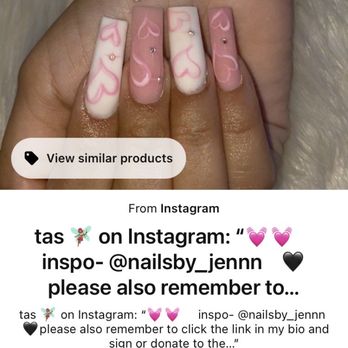 Nails Galore - photo i showed ( i wanted the white) - Nail Salons Near Me - Cypress, California