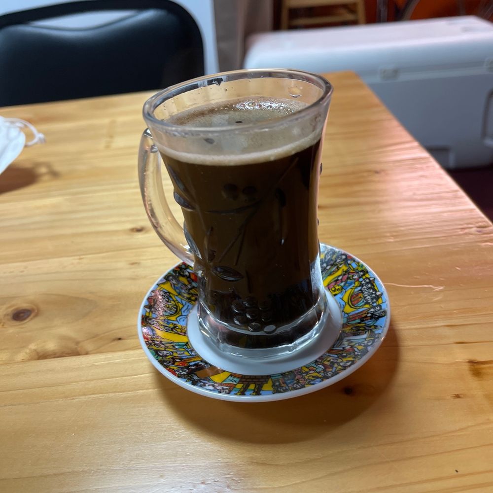 Turkish coffee: double please Turkish coffee: double please
