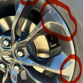 Carvana Austin - Wheel damages likely from unloading off the transport truck - Car Dealers Near Me - Austin, Texas