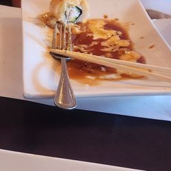 Fuji Sushi - Almost gone Alaskan roll.