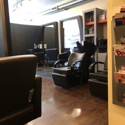 Alise Frederic Salon and Spa - Lots of waiting chairs available in the bathroom hallway.