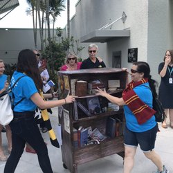 Palm Beach County - Main Library - 50th anniversary book truck parade!