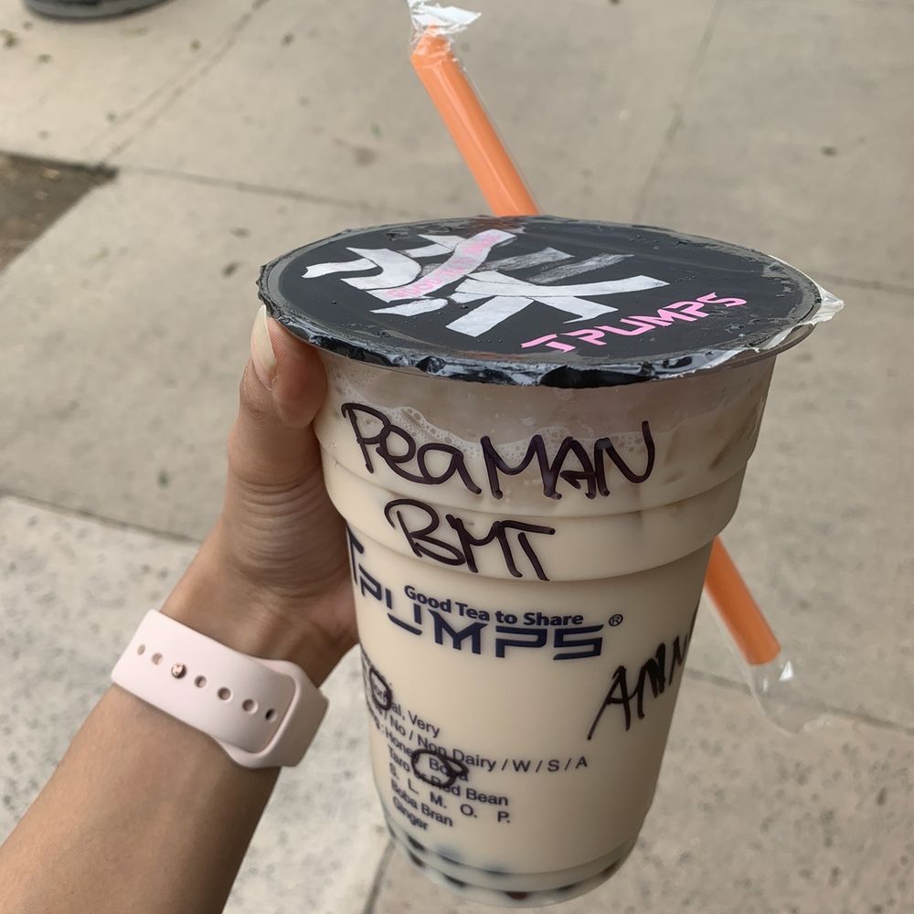 Tpumps - Pasadena - Peach Mango M/T w/ boba Pumbo size upgrade for TPumps Tuesday - Bubble Tea Near Me - Pasadena, California Tpumps - Pasadena - Peach Mango M/T w/ boba Pumbo size upgrade for TPumps Tuesday - Bubble Tea Near Me - Pasadena, California