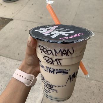 Tpumps - Pasadena - Peach Mango M/T w/ boba Pumbo size upgrade for TPumps Tuesday - Bubble Tea Near Me - Pasadena, California Tpumps - Pasadena - Peach Mango M/T w/ boba Pumbo size upgrade for TPumps Tuesday - Bubble Tea Near Me - Pasadena, California
