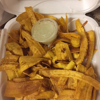 Don Carlin - Plantain chips with garlic on the side. - Cuban Near Me - Sunrise, Florida