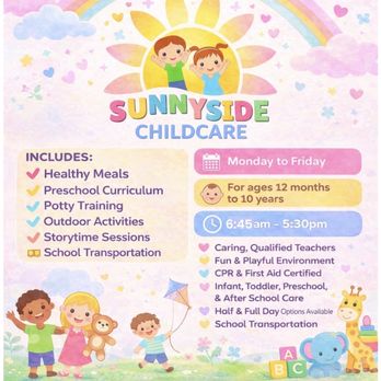 Sunnyside Childcare - Child Care & Day Care Near Me - Lancaster, California Sunnyside Childcare - Child Care & Day Care Near Me - Lancaster, California