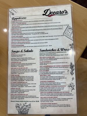 Menu photo 1 Decaro's Alton, IL Menu photo 1 Decaro's Alton, IL