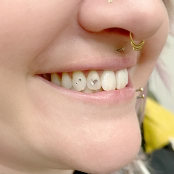 Black Adder Beauty Bar - Tooth gems - Makeup Artists Near Me - Rochester, New York Black Adder Beauty Bar - Tooth gems - Makeup Artists Near Me - Rochester, New York