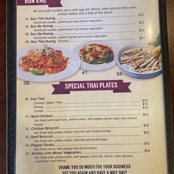 Pho Son Ha - Menu June 2021 - Vietnamese Near Me - Palatine, Illinois