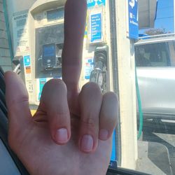 ARCO - The card reader didn't work. It's 110 outside. Cool.