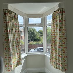 Amanda Baker Soft Furnishings - Clients nursery curtains, with blackout lining. Gosforth