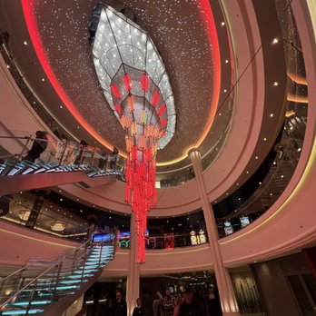 Norwegian Cruise Line - Beautiful chandelier. - Travel Services Near Me - San Pedro, California Norwegian Cruise Line - Beautiful chandelier. - Travel Services Near Me - San Pedro, California