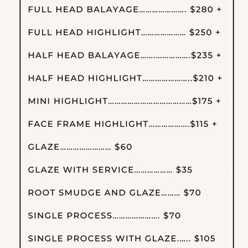 Blend Hair Studio - PRICE LIST 2024 - Hair Extensions Near Me - Merrick, New York Blend Hair Studio - PRICE LIST 2024 - Hair Extensions Near Me - Merrick, New York