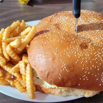 Hazel's Drive In - 9 inch Willy burger. So big - Diners Near Me - Antioch, California Hazel's Drive In - 9 inch Willy burger. So big - Diners Near Me - Antioch, California