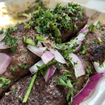 Al Basha - kofta Kabab Plate - Mediterranean Near Me - Seattle, Washington Al Basha - kofta Kabab Plate - Mediterranean Near Me - Seattle, Washington