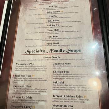 Asian Noodle Bar - Menu - Thai Near Me - Albuquerque, New Mexico