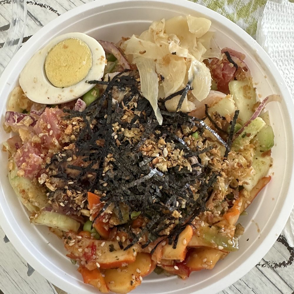 Poke Yana - 3-protein Poke Bowl-Large (3 scoops of protein) - Hawaiian Near Me - Kingwood, Texas Poke Yana - 3-protein Poke Bowl-Large (3 scoops of protein) - Hawaiian Near Me - Kingwood, Texas