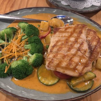 Star of Siam - PINEAPPLE SALMON CURRY - Thai Near Me - Soquel, California Star of Siam - PINEAPPLE SALMON CURRY - Thai Near Me - Soquel, California