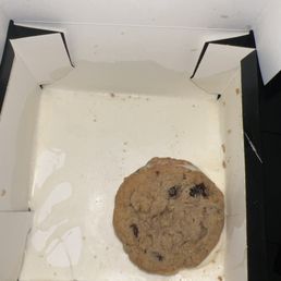 The melted ice cream sandwich that I placed in the freezer. (Whatever was left of it) The melted ice cream sandwich that I placed in the freezer. (Whatever was left of it)