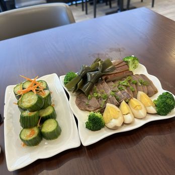 M Dumpling - Cucumber and meat platter appetizer - Chinese Near Me - Fremont, California