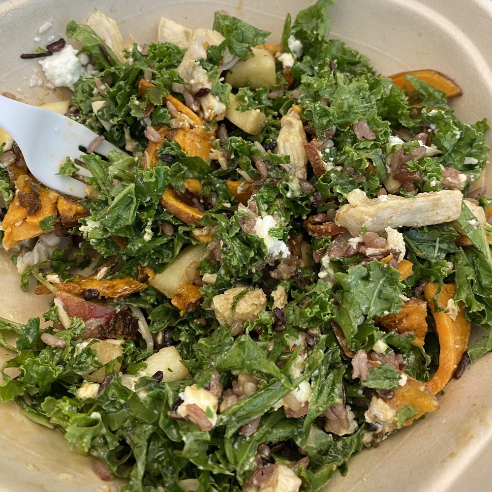 sweetgreen - Healthy Salads, Wraps, and Bowls - Harvest Bowl (roasted chicken, kale & apples) - Salad Near Me - Bethesda, Maryland sweetgreen - Healthy Salads, Wraps, and Bowls - Harvest Bowl (roasted chicken, kale & apples) - Salad Near Me - Bethesda, Maryland