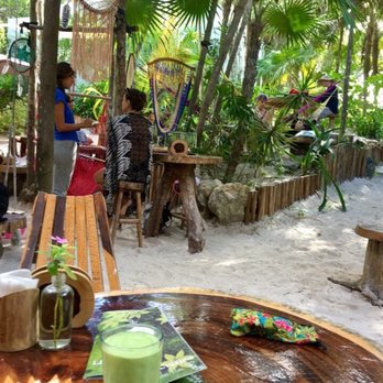 Raw Love - Gorgeous Outdoor Seating - Vegan Near Me - Tulum, ROO Raw Love - Gorgeous Outdoor Seating - Vegan Near Me - Tulum, ROO