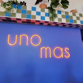 Holy Taco - Better  picture of Uno Mas sign with tile - Tacos Near Me - Kalamazoo, Michigan