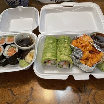 Hiro Maru Sushi - R12. JB Roll and Hr8. Volcano Roll - Sushi Bars Near Me - Hollywood, Florida