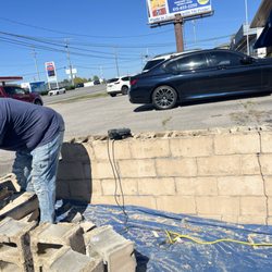 Visionary Construction - Repairing retaining wall