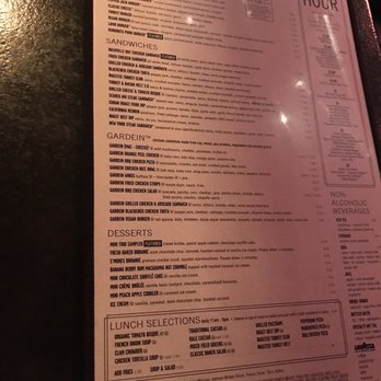 Yard House - menu (2 of 2) - Bars Near Me - Long Beach, California