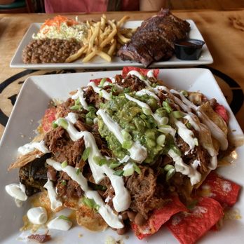 Porter's - Half rack of ribs and bbq pork nachos are the way to go. - Salad Near Me - Springdale, Utah
